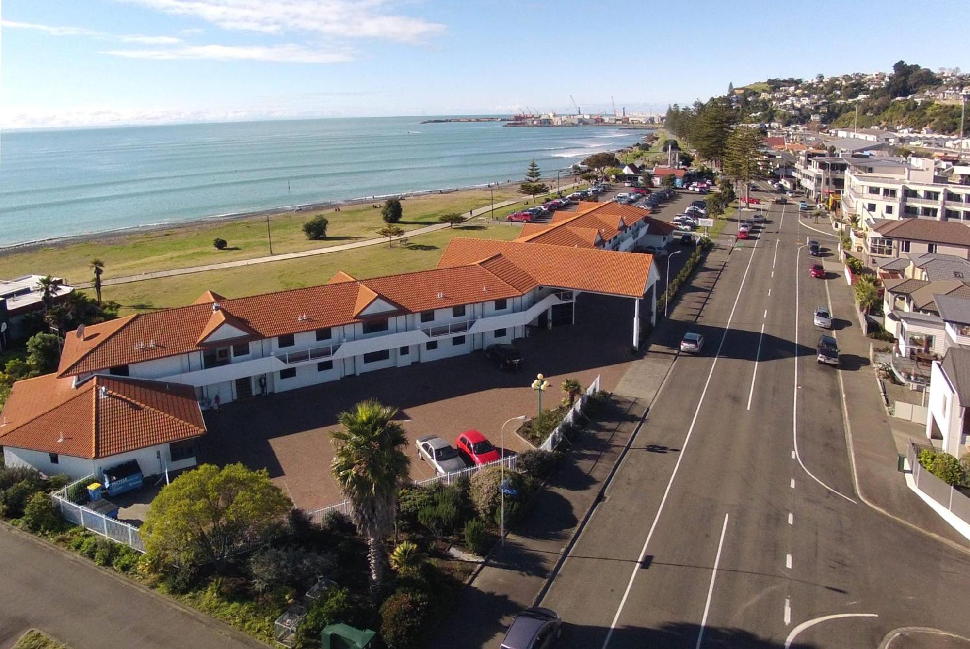 Harbour View Motel On Ahuriri Beach In Napier Nz With Sea View Suites Eksteriør bilde