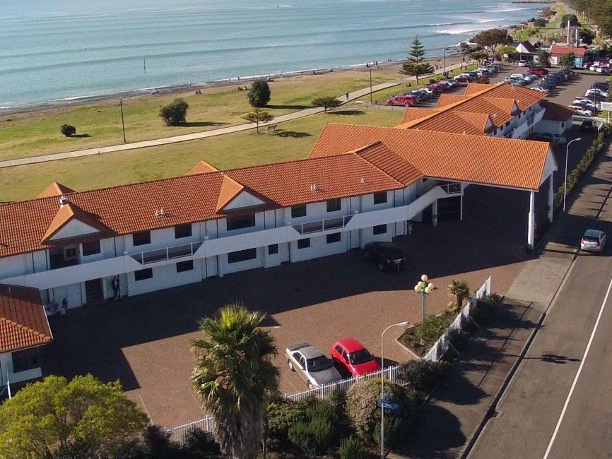 Harbour View Motel On Ahuriri Beach In Napier Nz With Sea View Suites Eksteriør bilde